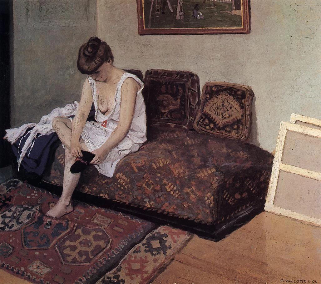 Félix Vallotton - 317, La calza nera